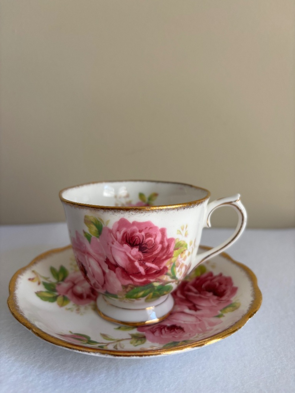 Royal Albert American Beauty Cup & Saucer